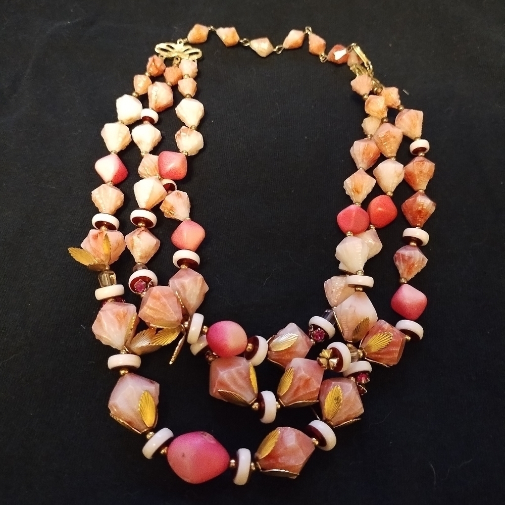 Vintage signed Deauville necklace